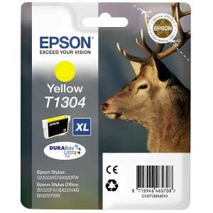 Epson Tintenpatrone Originalzubehör T1304 ca. 855 Seiten gelb 10,1ml