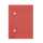 Falken FALKEN Umlaufmappe - A4, rot, Manilakarton, 250 g/qm
