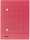 Falken Umlaufmappe - A4, rot, Manilakarton, 250 g/qm