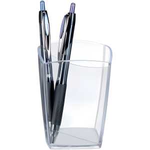 Cep Stifteköcher Happy - glasklar, 74 x 74 x 95 mm