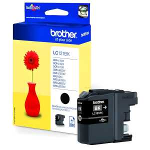 Brother Original Brother Tintenpatrone schwarz (LC-121BK)