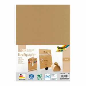 Kraftpapier A4 100BL natur FOLIA 691/4/98 120g