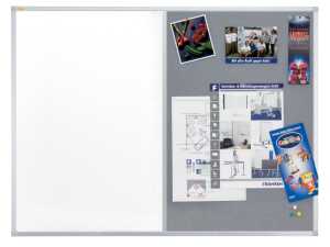 Kombitafel 120x90cm grau/grau FRANKEN CB300312 X-tra!Line