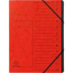 Ordnungsm geheftet innen sw 12F rot