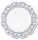 DEMMLER Spitzenpapier Rose weiß 12cm 12St rund