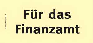 BIZSTIX Haftnotizen "Für das Finanzamt " - 75 x 35 mm, 5x 100 Blatt