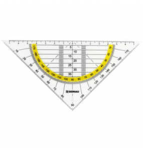 Geometriedreieck 16cm DONAU 4210001-00 ohne Griff
