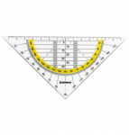 Geometriedreieck 16cm DONAU 4210001-00 ohne Griff