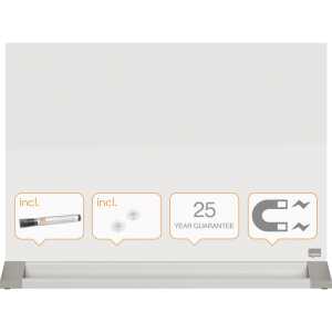 Nobo Glas Memoboard Diamond 584x441x55cm magnetisch weiß