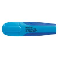 Q-Connect Textmarker Premium - ca. 2 - 5 mm, blau