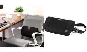 Fellowes PlushTouch™ Lordosenstütze - schwarz