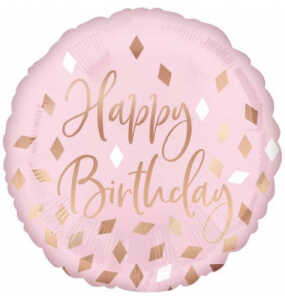 Folienballon Blush Happy Birthday 4211601