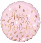 Folienballon Blush Happy Birthday 4211601