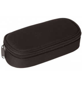Schüleretui klein schwarz DONAU 6777001-01 oval