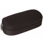 Schüleretui klein schwarz DONAU 6777001-01 oval