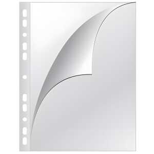 Prospekthüllen oben und links offen, glasklar, 0,15 mm, A4, 100 Stück