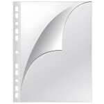 Prospekthüllen oben und links offen, glasklar, 0,15...