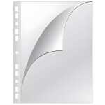 Prospekthüllen oben und links offen, glasklar, 0,15...