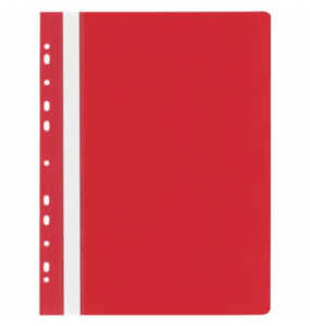 Schnellhefter PVC A4 rot DONAU 1704001-04 Multiloch