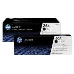 HP Toner Originalzubehör 36A ca. 2 x 2.000 Seiten...