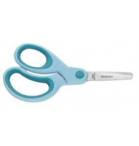 Bastelschere 13cm rund türkis WESTCOTT E-21586/ E-2058600 Linksh.
