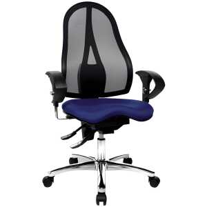 Drehstuhl Sitness 15 royalblau TOPSTAR ST19U G26 mit Armlehnen