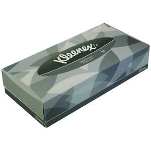 Kleenex Kosmetiktücher - 2-lagig, Größe 215 x 185 mm, 100 Tücher