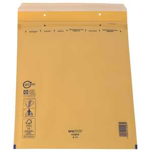 aroFOL Luftpolstertaschen Nr. 8 - 270x360 mm, braun, 100 Stück