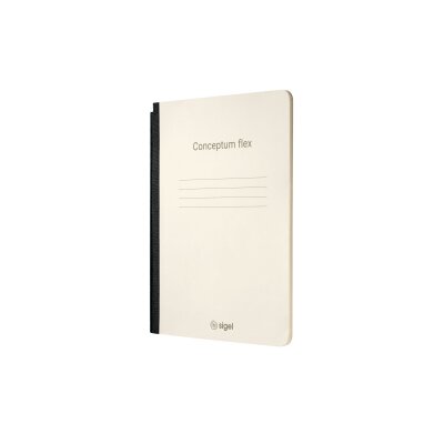 Sigel Notizheft Conceptum flex A5 92S. Softcover Dot-Lineatur 80g chamois