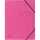 Exacompta EXACOMPTA Sammelmappe - A4, 355 g/qm, Gummizug, rosa