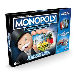 Monopoly Banking Cash-Back, mit elektronischen Banker und Bankkkarte