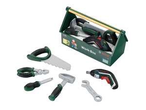 Bosch Work-Box 7teilig Werkzeugkasten für Kinder,