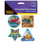 IDENA Idena Partyspaß Geduldspiele 4 Stück, ab...
