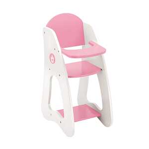 Puppenhochstuhl Holz Princess World, für Puppen bis 46cm, ab 3 Jahren