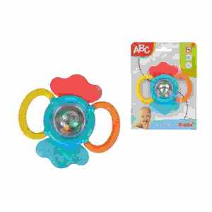 Activity Rassel 12cm mit Beißringen, Holographspiegel und Rasselperlen