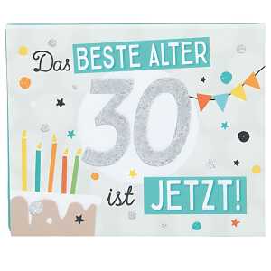 Wunscherfüller Soundbox 30. Geburtstag, 3 Batterien