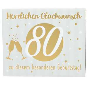 Wunscherfüller Soundbox 80. Geburtstag, 3 Batterien
