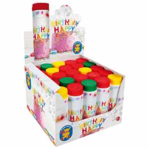 MARK Pustefix Seifenblasen 42ml Happy Birthday 3fach, sortiert
