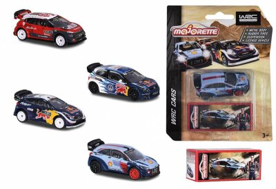 Majorette 212084012 WRC Cars, Race Cars, verschiedene Farben/Modelle, 1 Stück