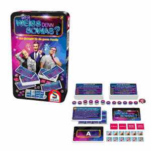 SCHMIDT SPIELE Schmidt Mitbringspiel Wer weiss denn sowas? ab 8 Jahren