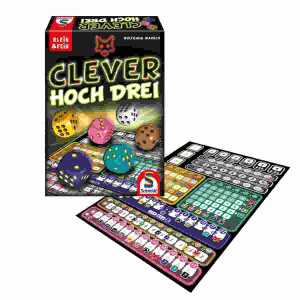 Schmidt Würfelspiel Clever hoch Drei, aus der Klein & Fein Reihe