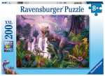 Puzzle 200 Teile XXL Dinosaurier, Dinosaurierland, ab 8...