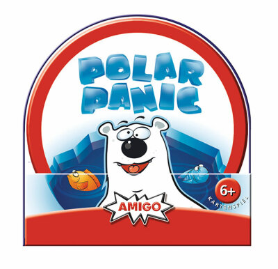 AMIGO GMBH  Amigo Polar Panic  Kartenspiel, im Tin-Design, Inhalt: 56 Karten, 1 Spielanleitung,, 9,5x5,4x9,2cm, ab 6 Jahren