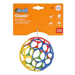 Greifling Oball 10cm Rainbow, sehr robust durch flexiblen Kunststoff