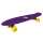Skateboard lila PP Kunststoff, Deck: 57 x 15 cm Räder aus PVC