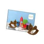 Iden-Berlin Brixies Minibausteine Postkarte Schaukelpferd,