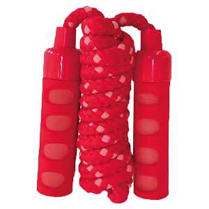 Springseil 200cm rot Springseil aus PP-Material, Ø 13 mm,