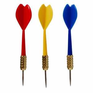 Dartpfeil Stinger 3 Stück 7g, mit Messingbody, Stahlspitze, PVC-Schaft