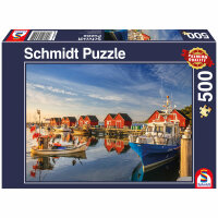 SCHMIDT SPIELE  Schmidt Puzzle 500 Teile  Fischereihafen...