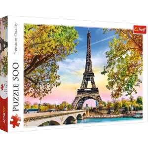 Puzzle 500 Teile Romantisches Paris, Puzzleformat 480x340mm